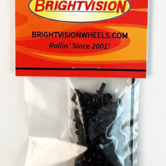 Brightvision black 2-56 screws